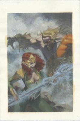 Riccardo Federici | Aquaman #41, Cover | Galerie 9ème Art