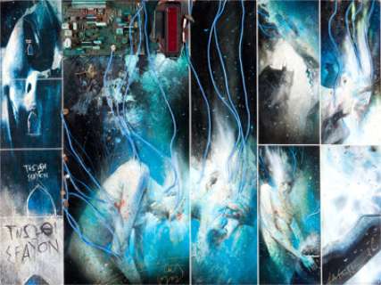 Dave McKean Batman: Arkham Asylum Pages 78-79 Spread Original Art (DC, 1997). Grant Morrison scripted a -