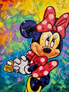 Fernando Estrada | Minnie Mouse - Love, 80 x 60 cm - Original Artwork by Fernando Estrada | Catawiki