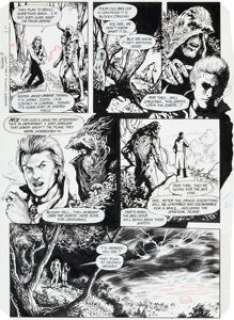 Steve Bissette and John Totleben Swamp Thing #46 Page 24 Original Art (DC, 1986). John Constantine aka -