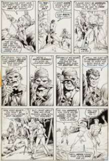Jack Katz and Bill Everett Fear #10 "Spell of the Sea Witch" Page 5 Original Art (Marvel, 1972). A -