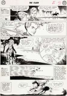 Carmine Infantino and Joe Giella The Flash #116 Story Page 2 Kid Flash Original Art (DC, 1960). This page -