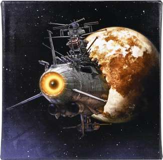 Kia Asamiya Color Reproduction Illustration "Space Battleship Yamato 2199" Hoshi Muru Ark Theater Advance Sale Bonus Canvas Art | Mandarake (Big Web)