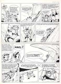 Greg | Rock Derby, planche n°6 Ã  l’encre de Chine de l’… | Millon