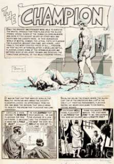 Al Williamson Valor #2 "The Champion" Complete 7-Page Story Original Art (EC, 1955). Williamson - | Heritage
