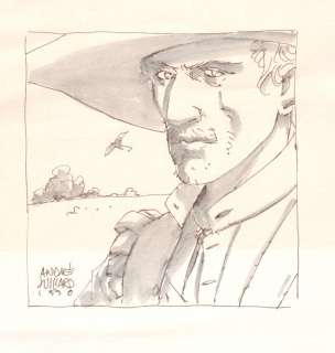 Juillard | Les 7 vies de l’Epervier, illustration aux feutres… | Millon