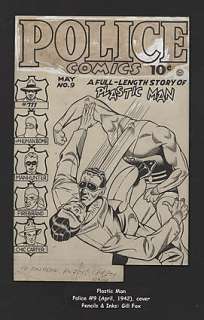 POLICE COMICS Issue #9 Cover | ComicConnect