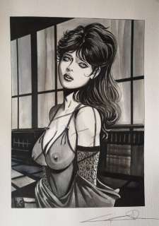 Candita, Giuseppe | Candita, Giuseppe - Original drawing - Tribute to Modesty Blaise - (2023) | Catawiki