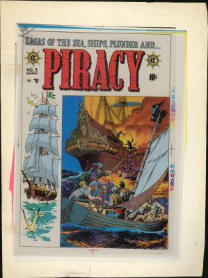 EC Library Production Material- Cover Color Key Guide, PIRACY NO.3 | Russ Cochran