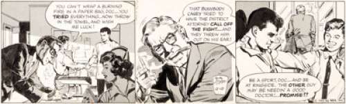 Neal Adams Ben Casey Daily Comic Strip Original Art dated 12-13-62 (NEA, 1962). On November 26th, 1962, a - | Heritage