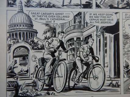 Kearon, Edward | Kearon, Edward - Originele pagina - Archie, de man van Staal - Manece of the Golden Men - (1965) | Catawiki