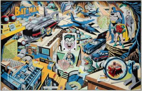 Dick Sprang The Batcave Revealed Batman and Robin Original Art (DC, 1993). Produced a full two years before a very -