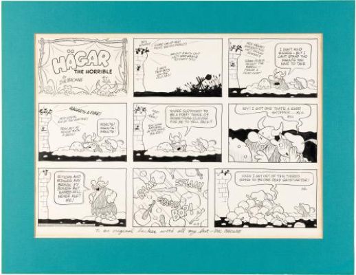 Dik | Hägar the Horrible, Sunday strip du 4 Août 1973 | Galerie 9ème Art