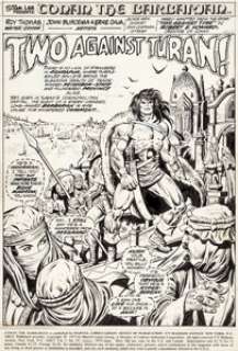 John Buscema and Ernie Chan (as Ernie Chua) Conan the Barbarian #29 Complete 20-Page Story "Two Against Turan!" Or... (Total: 20 Original Art) | Heritage