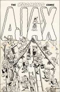 Iger Studio Madhouse /Ajax #1 Cover Original Art (Ajax, 1954).... | Heritage