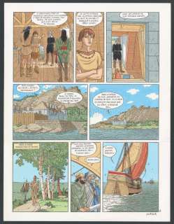 André Juillard - Planche originale n°43 - Beau-Ténébreux - Plume aux Vents