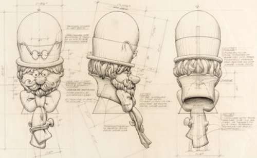 McDonald’s Playland Professor Design Drawings Original Art Group of 3 (McDonald’s/Setmakers, 1970s).... (Total: 3 Original Art) | Heritage