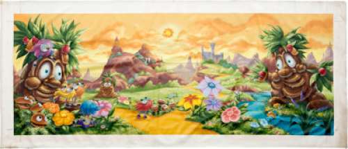 McDonaldland Large Mural Painting Original Art (McDonald’s/Setmakers, 1980).... | Heritage