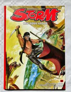 Romano Molenaar, Jorg de Vos | Storm 25 - Het rode Spoor door Romano Molenaar met Originele Fantekening / Dédicace - Cartonné - EO | Catawiki