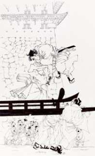 Frank Miller Lone Wolf and Cub #3 Cover Original Art (First, 1987).... | Heritage