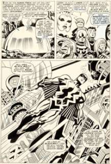 Jack Kirby and Joe Sinnott Fantastic Four #59 Story Page 9 Black Bolt Original Art (Marvel, 1967).... | Heritage