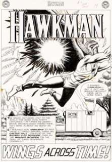 Murphy Anderson Hawkman #2 Complete 12-Page Story "Wings Across Time!" Original Art (DC, 1964).... (Total: 12 Original Art) | Heritage