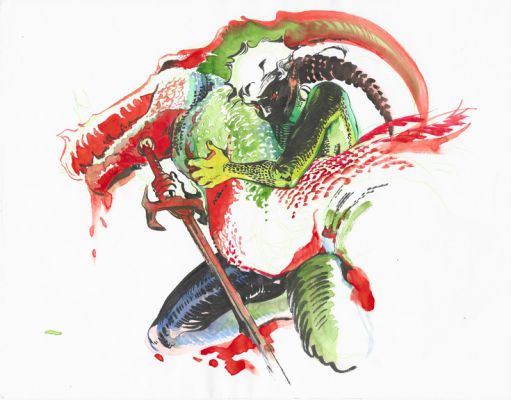 Molly Mendoza | Sword | Athenaeum Comic Art