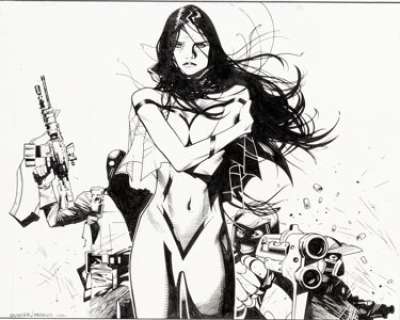 Oliver Coipel and Mark Morales New Avengers #23 Cover Original Art (Marvel Comics, 2006)....