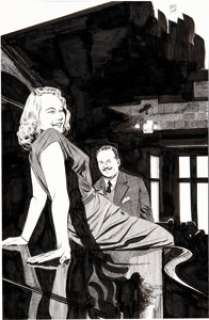Dave Sim glamourpuss #18 Page 17 Illustration Alex Raymond Original Art (Aardvark-Vanaheim, 2010).... | Heritage