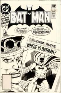Jim Aparo Batman #336 Cover Original Art (DC, 1981).... | Heritage