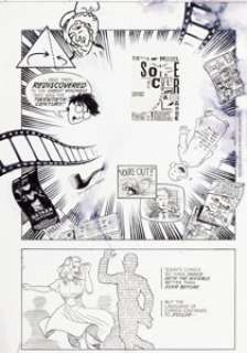 Scott McCloud Understanding Comics Page 208 Original Art (Tundra, 1993). A great page of comic and -