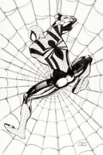 Dan Jurgens and Klaus Janson The Sensational Spider-Man #0 Back Cover Original Art (Marvel, 1996).  - | Heritage