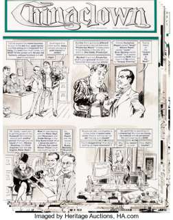 Mort Drucker MAD #173 Complete 7-Page Story "Chinaclown" Original Art (EC Publ., 1975). Master -