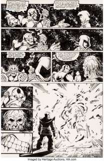 George Perez, Joe Rubinstein, and Tom Christopher - The Infinity Gauntlet #1 Story Page 26 Original Art (Marvel, 1991).