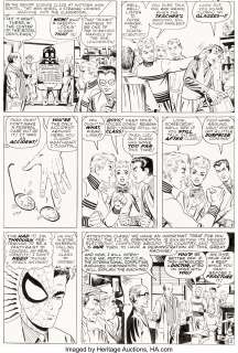 Steve Ditko | The Amazing Spider-Man #8 Story Page 2 Original Art (Marvel, 1964). | Heritage