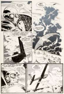 Mark Schultz - Xenozoic Tales #6 Story Page 7 Original Art (Kitchen Sink Press, 1988).