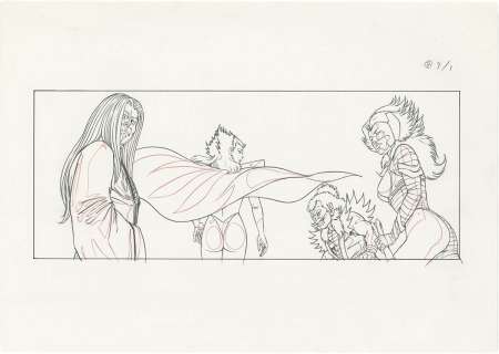 Takeichi Terasawa’s handwritten draft manuscript "Takeru" | Mandarake (Big Web)