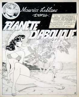 Sire, Denis | MENACE DIABOLIQUE Planche originale à l’encre de chine éditée | Cornette de St Cyr