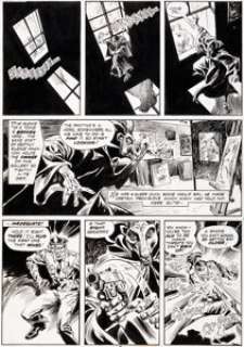 Rico Rival - Dead of Night #11 Partial Story "Enter: The Scarecrow" Original Art Group of 10 (Marvel, 1975).