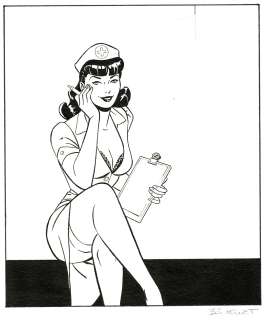 Berthet | Poison Ivy, dessin original à l’encre de chine. | Septimus