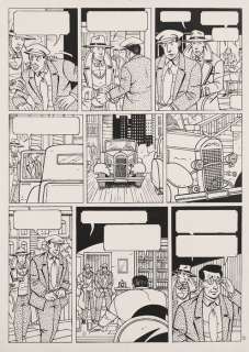 Taymans, André | Taymans, André - Planche originale - Nero Wolfe T1 - Les Compagnons de la peur - (1990) | Catawiki