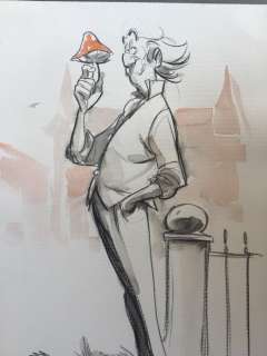 Munuera, José-Luis | Munuera, José-Luis - Dessin original - Spirou et Fantasio - Comte de Champignac | Catawiki