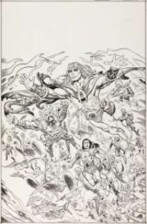 Maroto, Esteban | Esteban Maroto Atlantis Chronicles Vol 1 #6 Cover Original Art (DC, 1990).... | Heritage