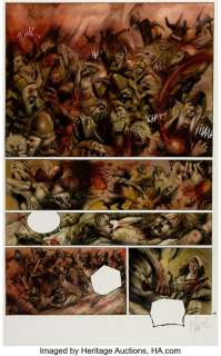 Emmanuel Civiello Korrigans, The Children of the Night #1 Story Page 38 Original Art (Delcourt, 2000)....