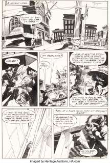 Michael Kaluta - The Shadow #3 Story Page 4 Original Art (DC, 1973)....