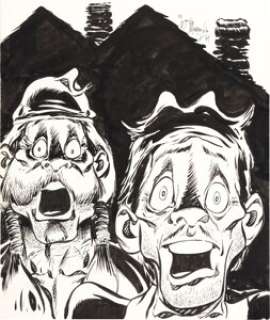 William Messner-Loebs - Journey: The Adventures of Wolverine MacAlistaire #20 Cover Original Art (Fantagraphics, 198...