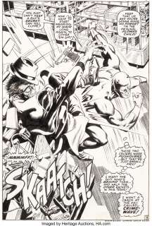 Gene Colan and Syd Shores - Daredevil #59 Splash Page 3 Original Art (Marvel, 1969)....