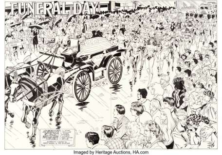 Bogdanove, Jon - Jon Bogdanove and Dennis Janke Superman: The Man of Steel #20 Double Splash Page 6-7 Original Art (DC, 1993)....