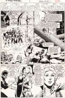 Anderson, Brent - Brent Anderson and Bob McLeod X-Men Annual #5 Story Page 13 Original Art (Marvel, 1981)....