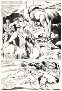 Vosburg, Mike - Mike Vosburg and Frank Springer The Savage She-Hulk #19 Story Page 13 Original Art (Marvel, 1991)....